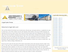 Tablet Screenshot of legal-latin.com